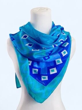 Vintage Oscar de la Renta Silk Scarf